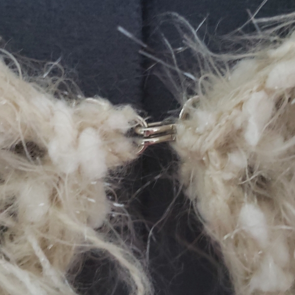 En Creme Fuzzy Cardigan - Medium - Picture 3 of 8